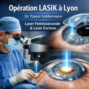 Opération LASIK à Lyon avec laser femtoseconde réalisée par le Dr Yoann Soldermann
